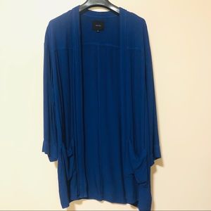 📦 2/$30 Aritzia Talula Blue open cardigan